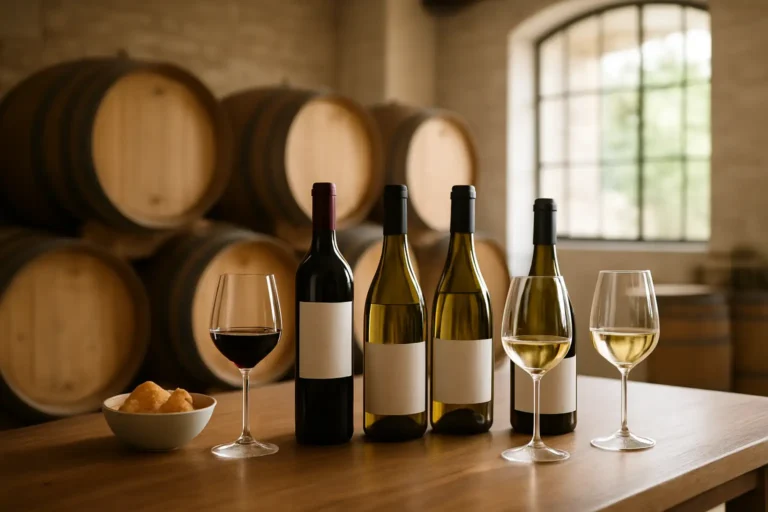 Dégustation de vins dans un cadre gastronomique lié à Lehmann Germany